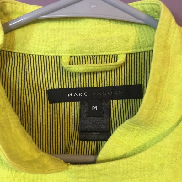 MARC BY MARC JACOBS VINTAGE BRIGHT YELLOW JACKET - Picture 3 of 12